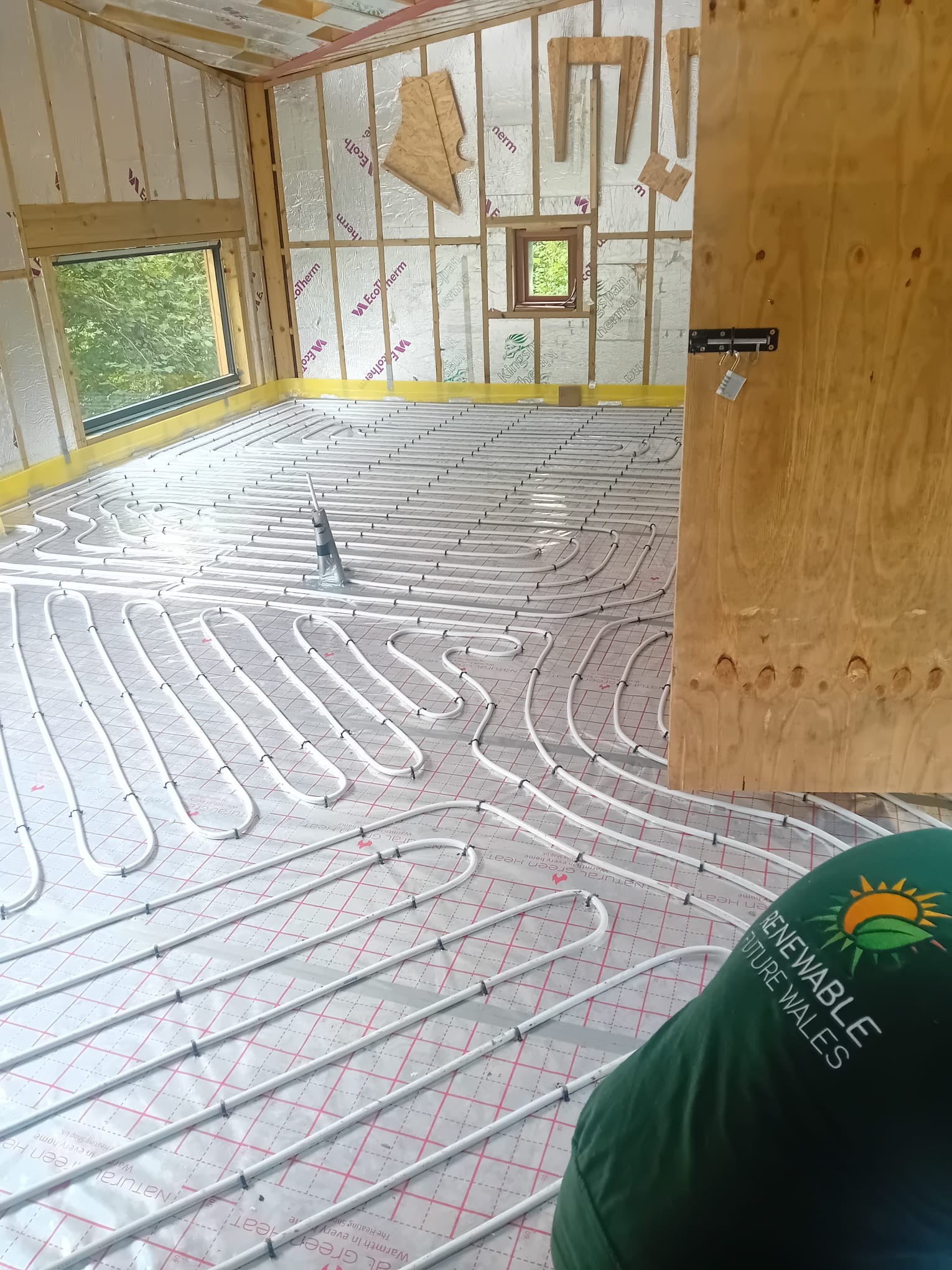 UFH Pipe Layout in Screed